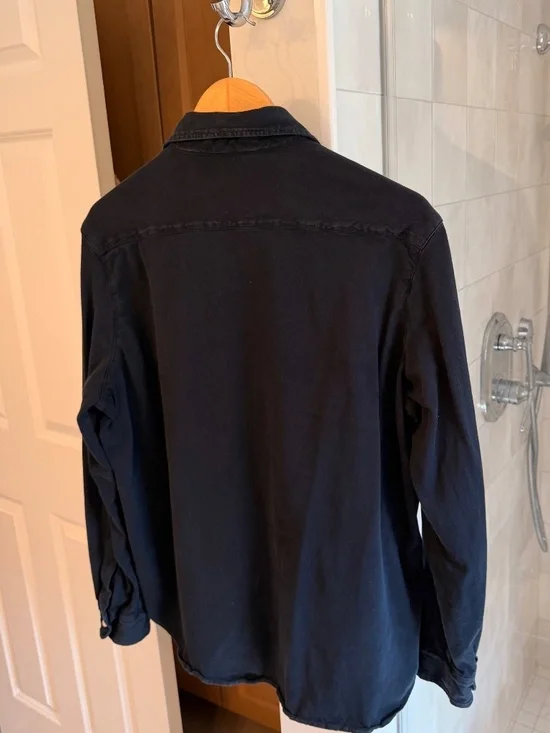 Frank & Eileen Dark Blue Casual Soft Button Down Shirt Large - Picture 5 of 5